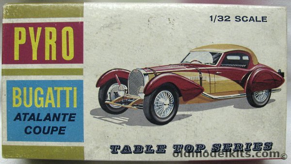 Pyro 1/32 Bugatti Atalante Coupe, C322-60 plastic model kit